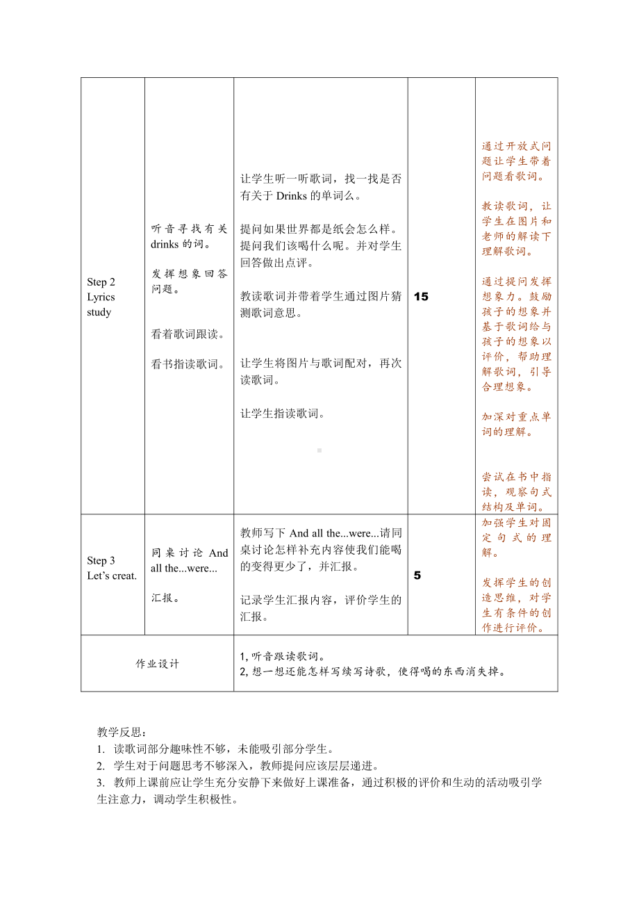 人教版（新起点）一年级下册Unit 5 Drink-lesson 3-教案、教学设计--(配套课件编号：e0b6e).doc_第2页