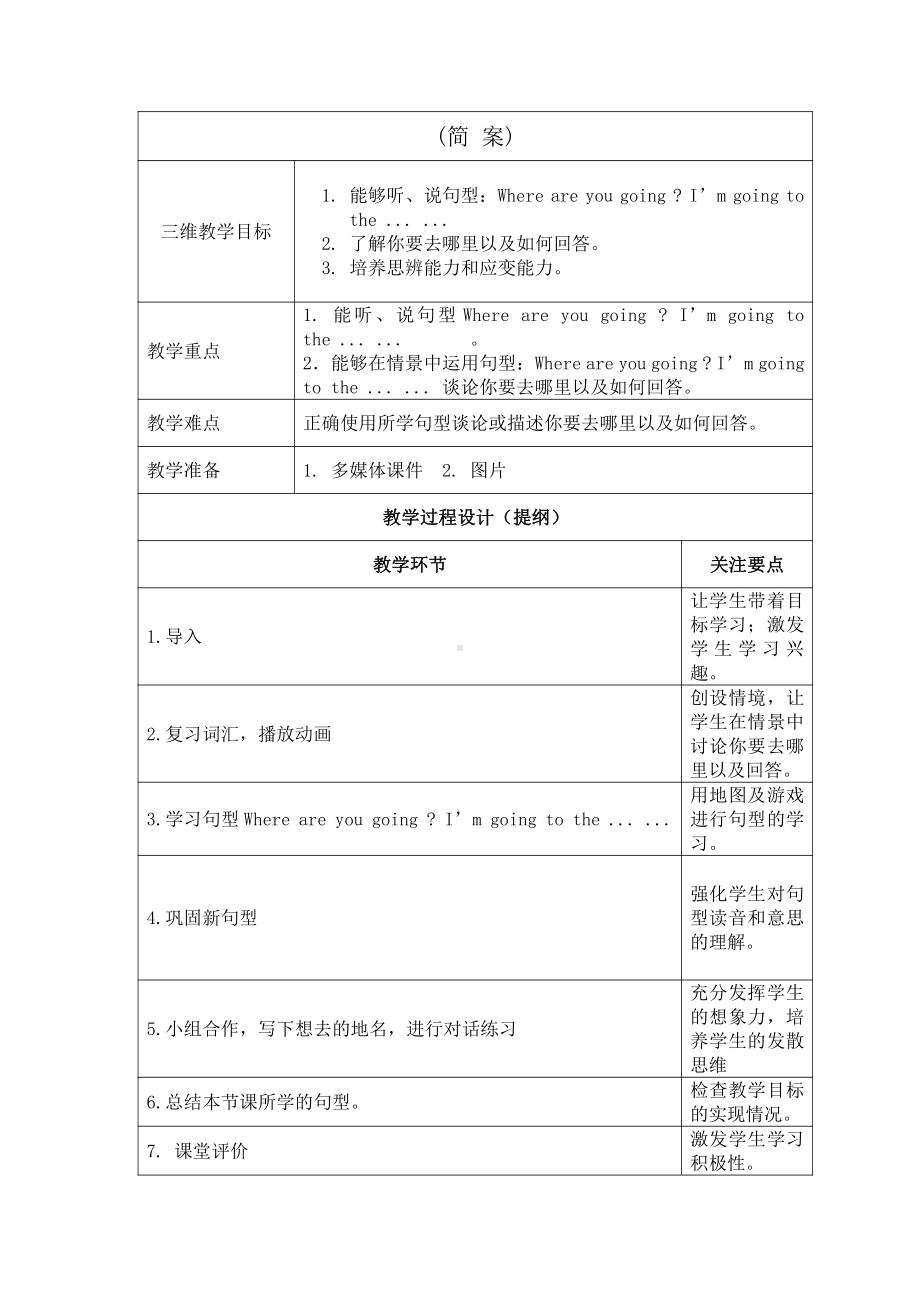 人教版（新起点）二年级下册英语Unit 4 Time-lesson 2-教案、教学设计--(配套课件编号：30113).doc_第1页