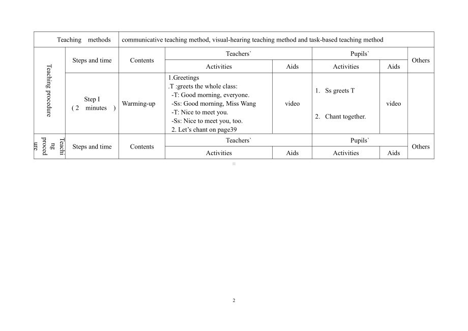 四年级下册英语教案：Unit 4 At the farm A-Let’s learn人教PEP版.docx_第2页