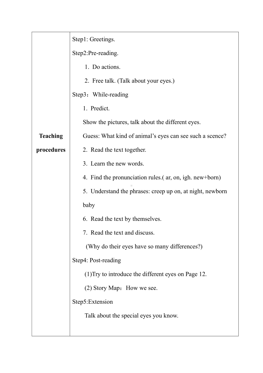 科普版五年级下册Lesson 6 Revision-教案、教学设计--(配套课件编号：9045d).doc_第2页