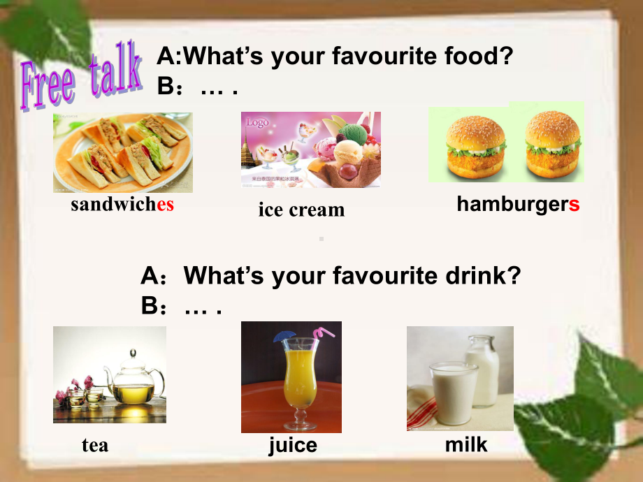 五年级上册英语课件：Unit 3What would you like？B-Let’s learn人教PEP版.pptx_第3页