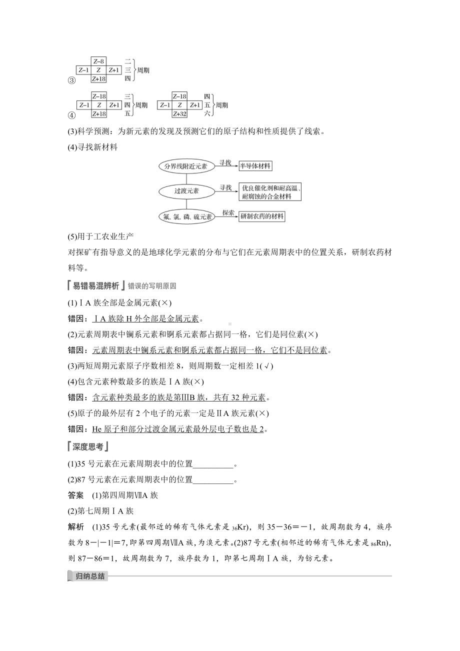 第五章 第28讲　元素周期律和元素周期表 （2022版 步步高 大一轮 化学复习 人教版全国Ⅲ（桂贵云川藏））.docx_第3页