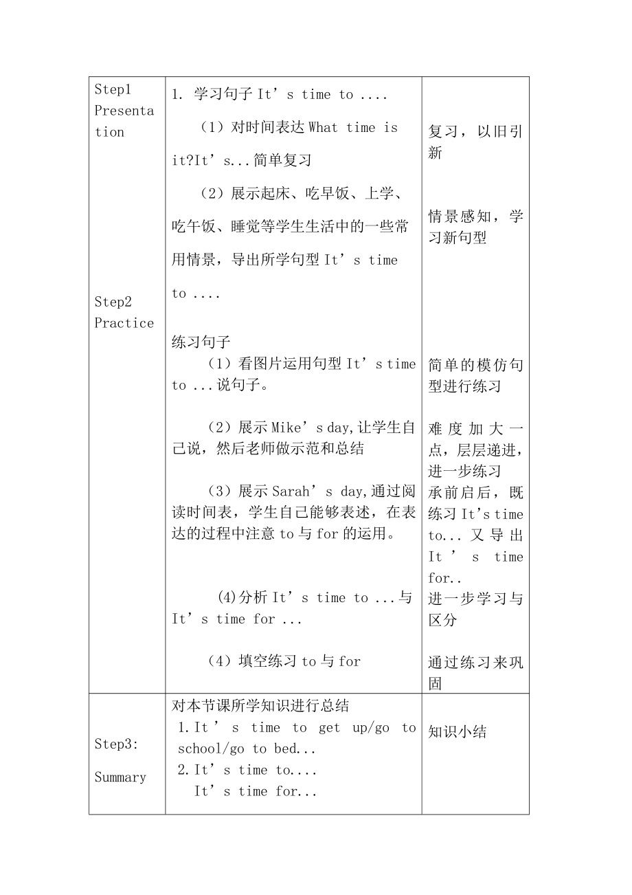 科普版四年级下册英语Lesson 6Revision-教案、教学设计--(配套课件编号：1191a).docx_第3页