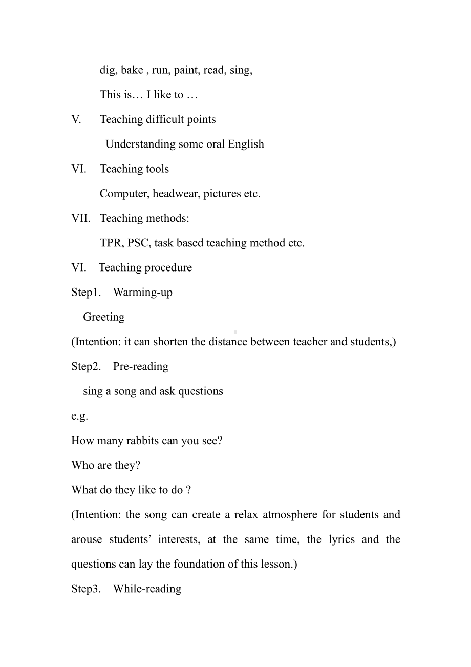 人教版（新起点）三下Unit 4 My Family-Lesson 3-教案、教学设计-市级优课-(配套课件编号：8027a).doc_第2页