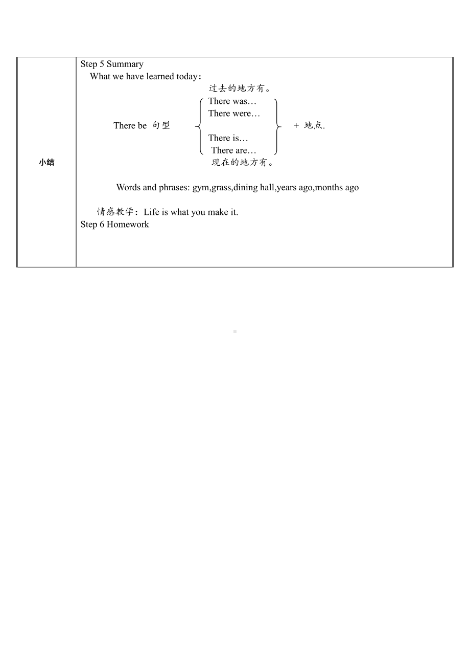 六年级英语下册教案：Unit 4 Then and now A Let’s learn人教PEP版.doc_第3页