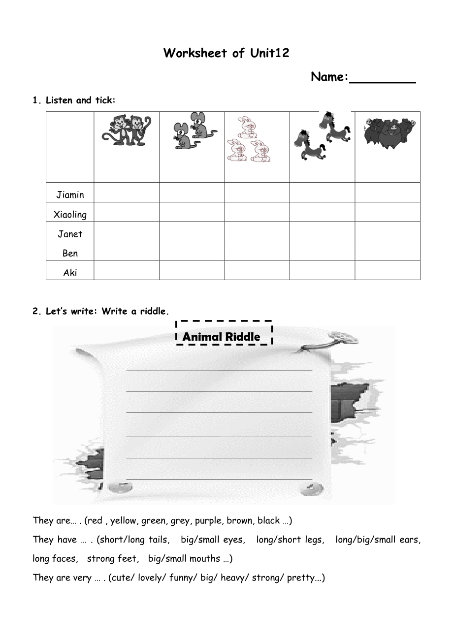 教科版三下Module 6 Pets-Unit 12 Whose rabbits are these -Let's talk-ppt课件-(含教案+素材)--(编号：613f7).zip