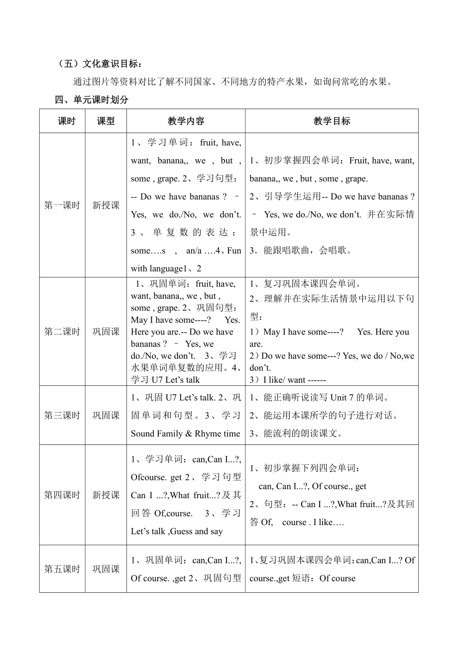 教科版三下Module 4 Fruits-Unit 8 Apples are good for us-Fun with language-教案、教学设计--(配套课件编号：803c7).doc_第3页