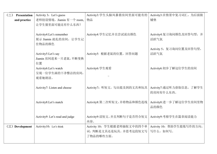 教科版三下Module 2 Positions-Unit 4 Is it in your bag -Fun with language-教案、教学设计--(配套课件编号：8063e).docx_第3页