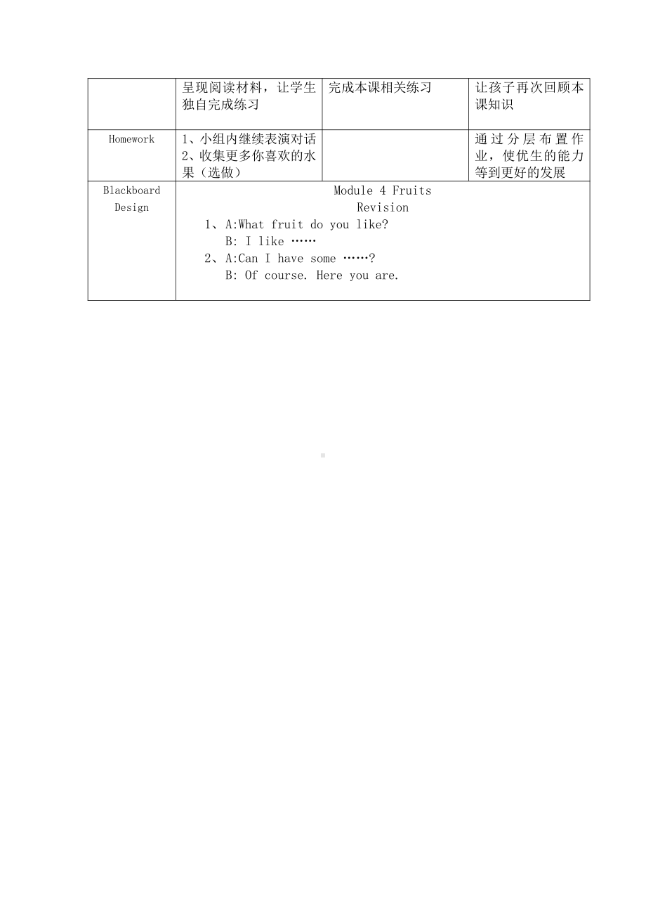 教科版三下Module 1 Colours-Unit 1 I like red-Let's talk-教案、教学设计--(配套课件编号：20a9d).doc_第3页