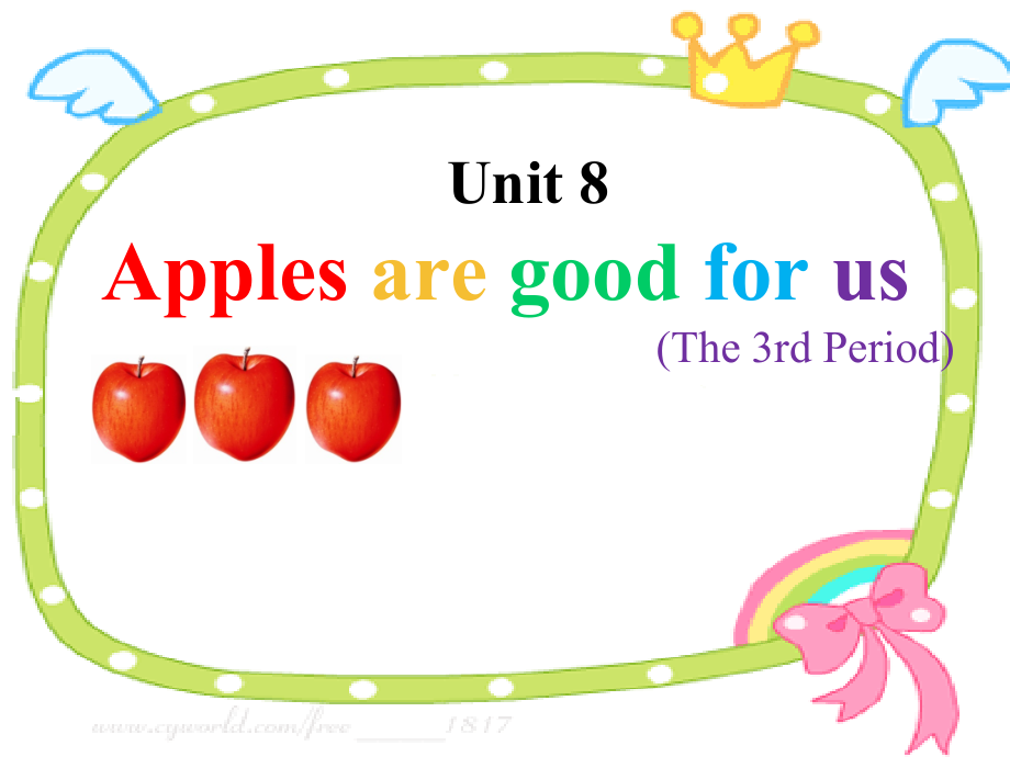 教科版三下Module 4 Fruits-Unit 8 Apples are good for us-Did you know& Self-assessment-ppt课件-(含教案+音频)--(编号：d1c55).zip