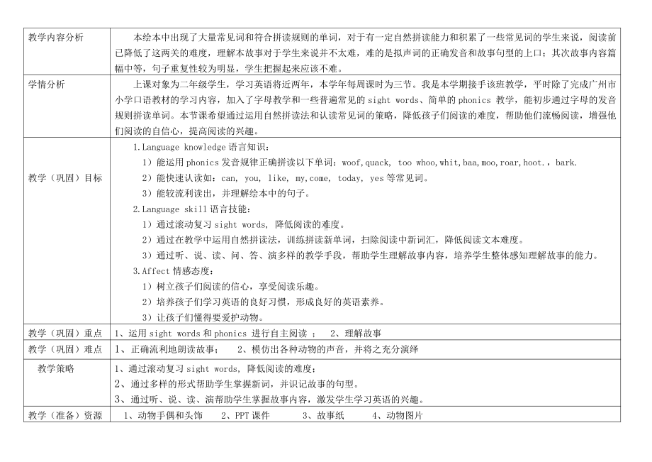 教科版三下Module 6 Pets-Unit 11 They're lovely.-Sound family & Rhyme time-教案、教学设计--(配套课件编号：a02d4).docx_第1页