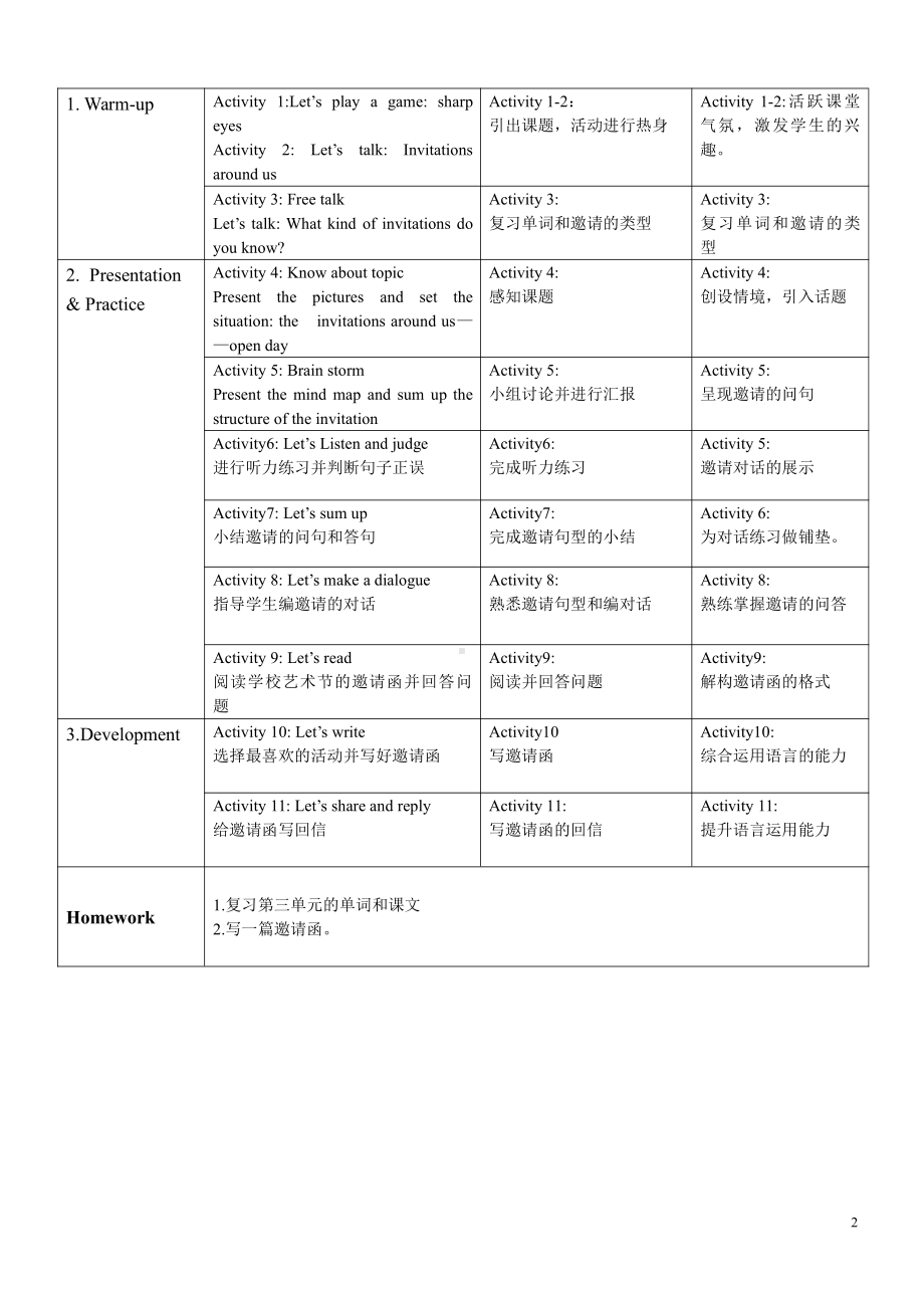 教科版（广州）五下Module 7 Let's look back-教案、教学设计--(配套课件编号：700b8).doc_第2页