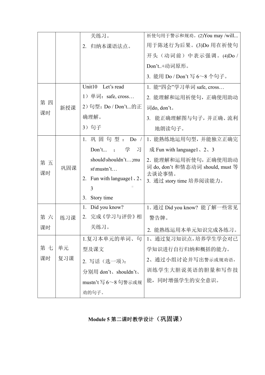 教科版（广州）五下Module 3 Invitations-Unit 5 Would you like to go with us -Fun with language-教案、教学设计--(配套课件编号：62934).doc_第3页