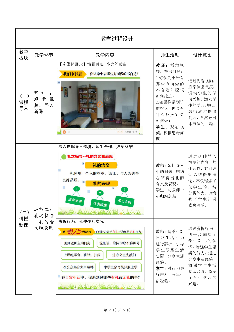 道德与法治八年级上册4.2《以礼待人》教案（定稿市大赛）.doc_第2页