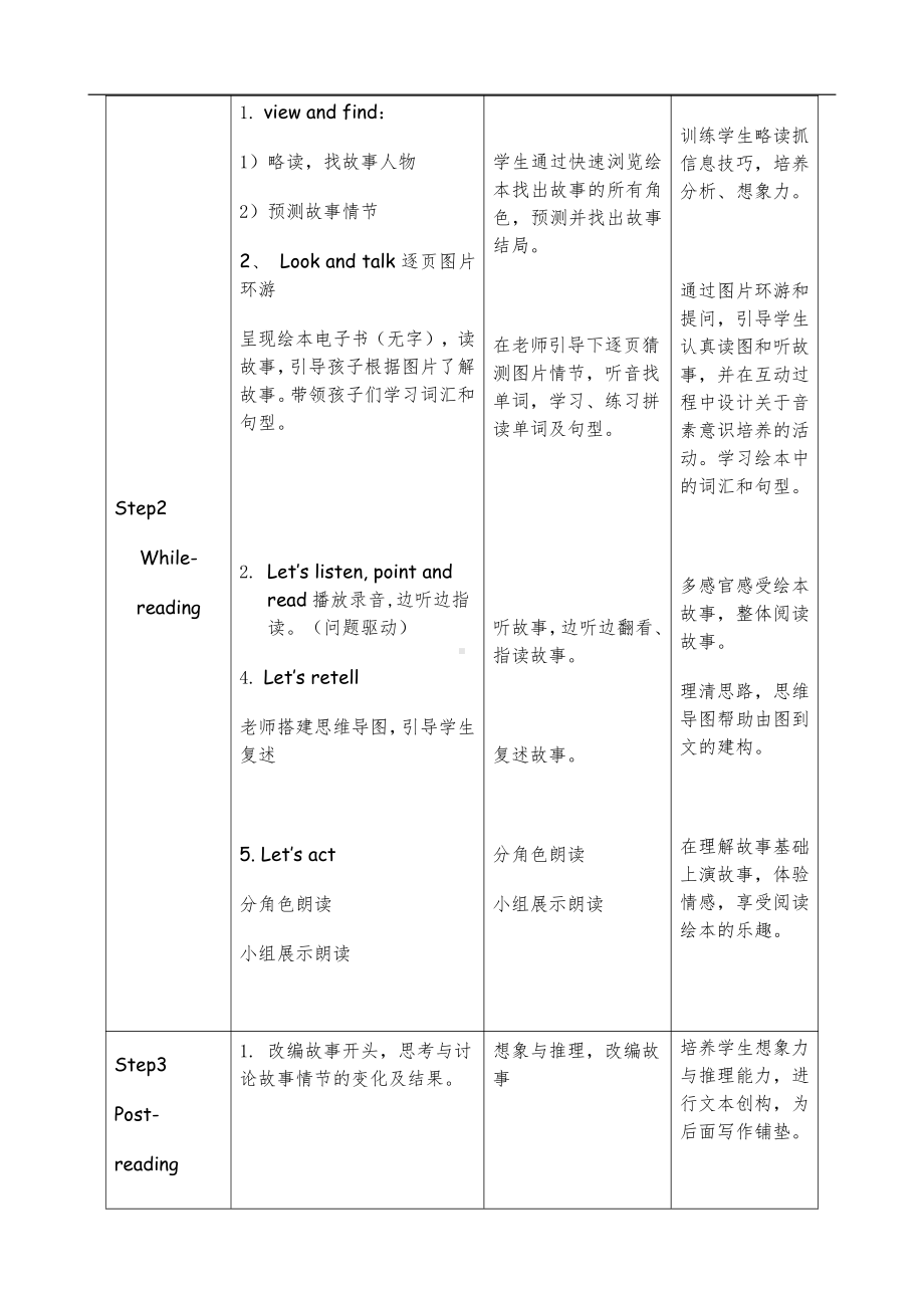 教科版（广州）五下Module 5 Safety-Unit 10 How to stay safe-Story time-教案、教学设计--(配套课件编号：c0882).doc_第3页