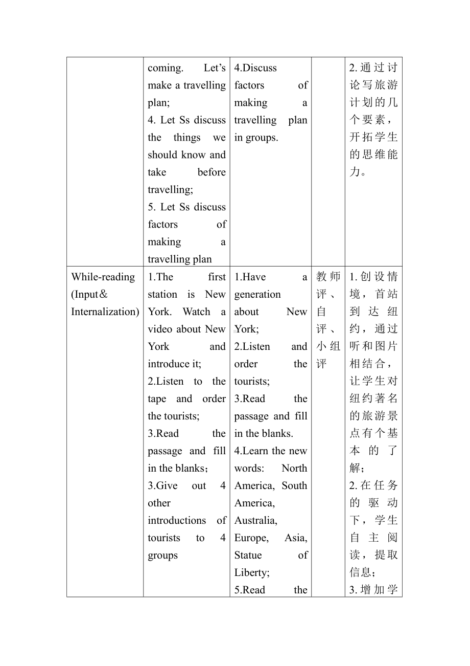 教科版（广州）五下Module 4 Travel-Unit 8 Ben’s first trip to Beijing-Did you know& Self-assessment-教案、教学设计--(配套课件编号：70884).docx_第3页