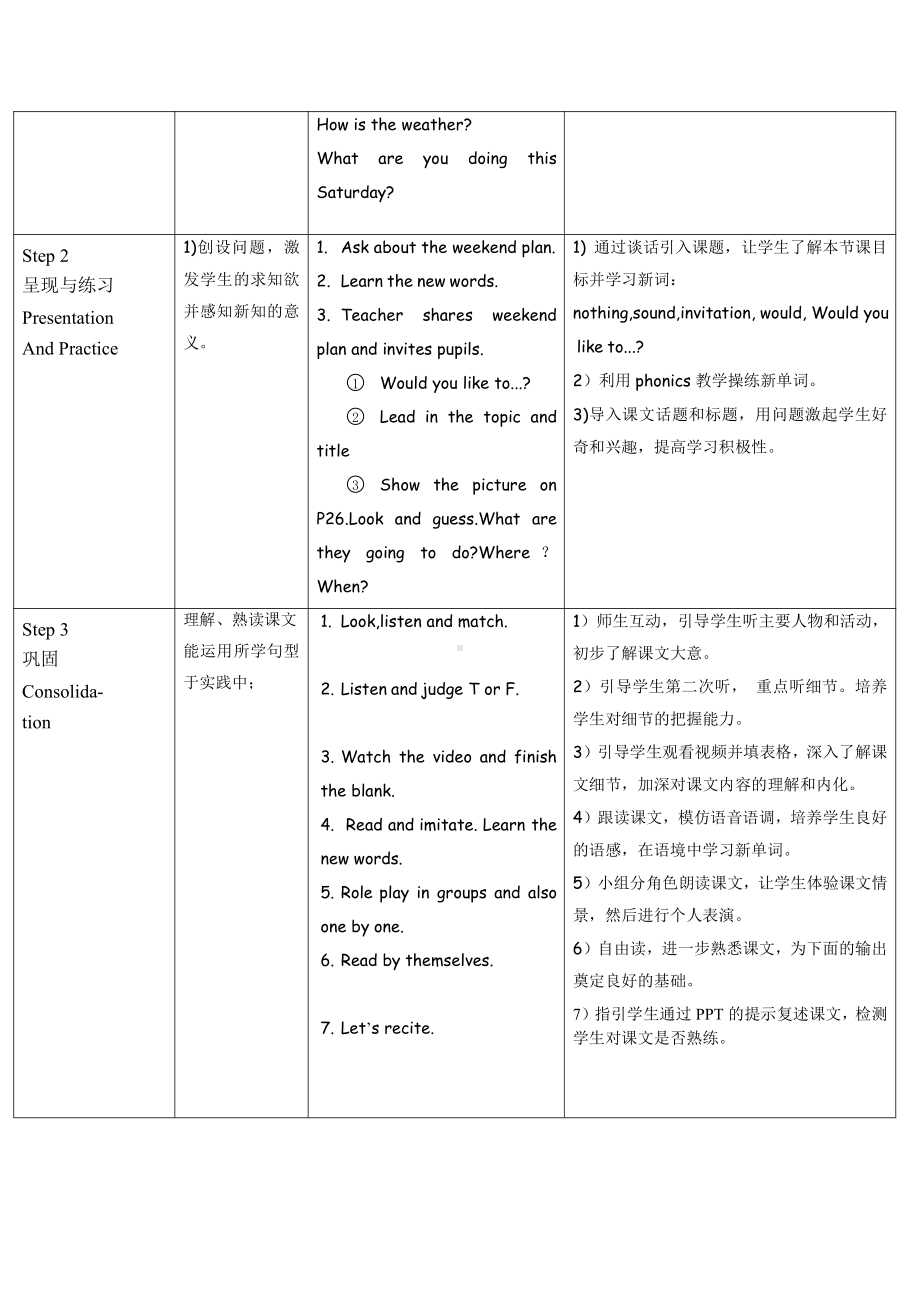 教科版（广州）五下Module 3 Invitations-Unit 5 Would you like to go with us -Let's talk-教案、教学设计--(配套课件编号：9005e).doc_第3页