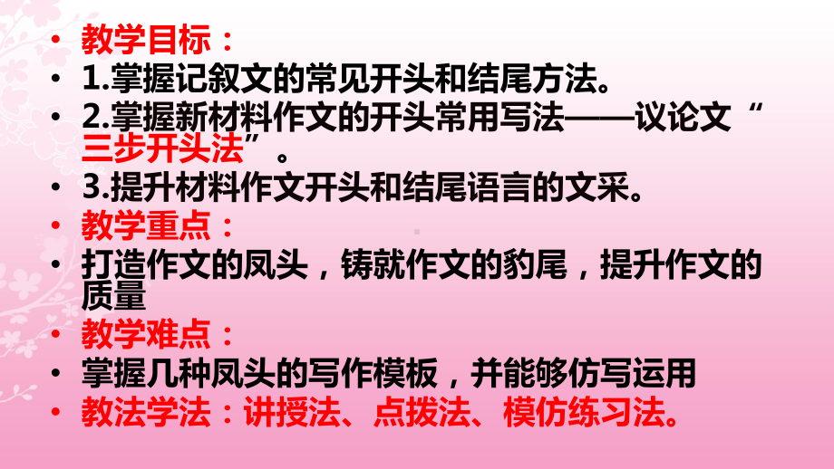 2021届高考作文指导：新材料作文开头和结尾（课件48张）.ppt_第3页