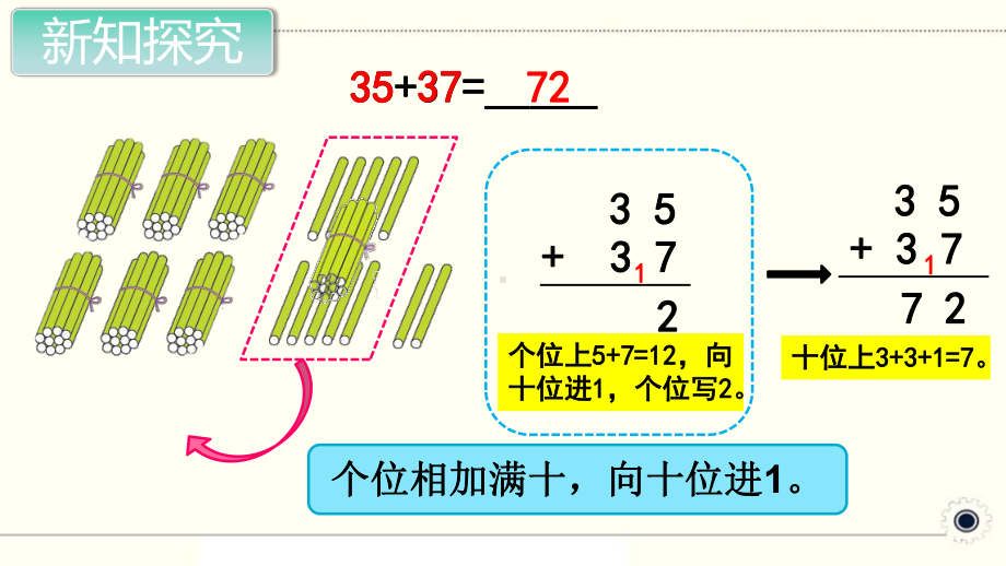 人教部编版二年级数学上册《100以内的加法和减法 进位加》PPT教学课件.ppt_第3页