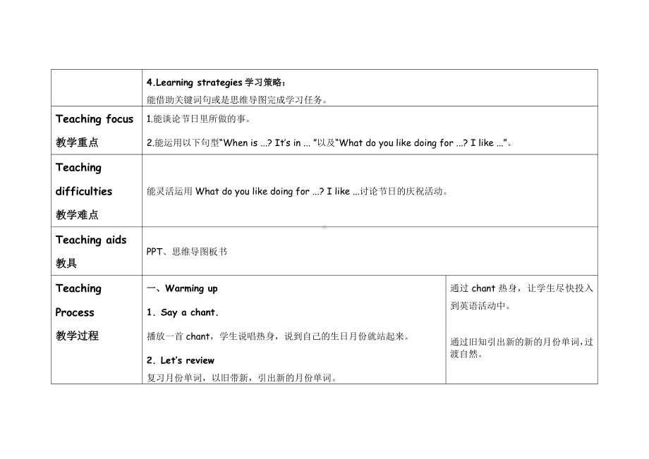 教科版四下-Module 6 Celebrations-Unit 12 Christmas is coming-Let's talk-教案、教学设计--(配套课件编号：714dc).docx_第3页