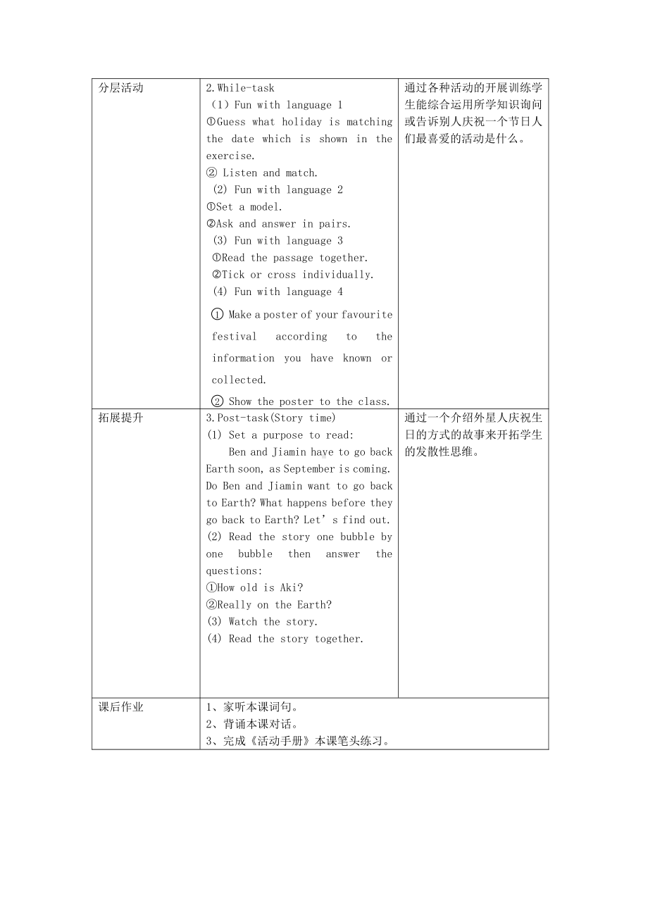 教科版四下-Module 6 Celebrations-Unit 12 Christmas is coming-Fun with language-教案、教学设计--(配套课件编号：e01c6).doc_第2页