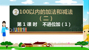 部编人教版二年级数学上册《100以内的加法和减法 不进位加（全部）》PPT教学课件.ppt