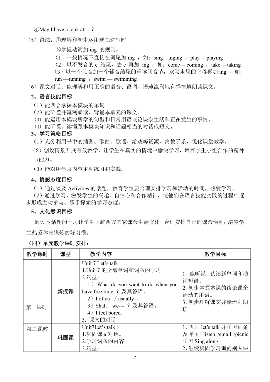 教科版四下-Module 5 Sports-Unit 9 It looks fun-Fun with language-教案、教学设计--(配套课件编号：201ea).docx_第2页