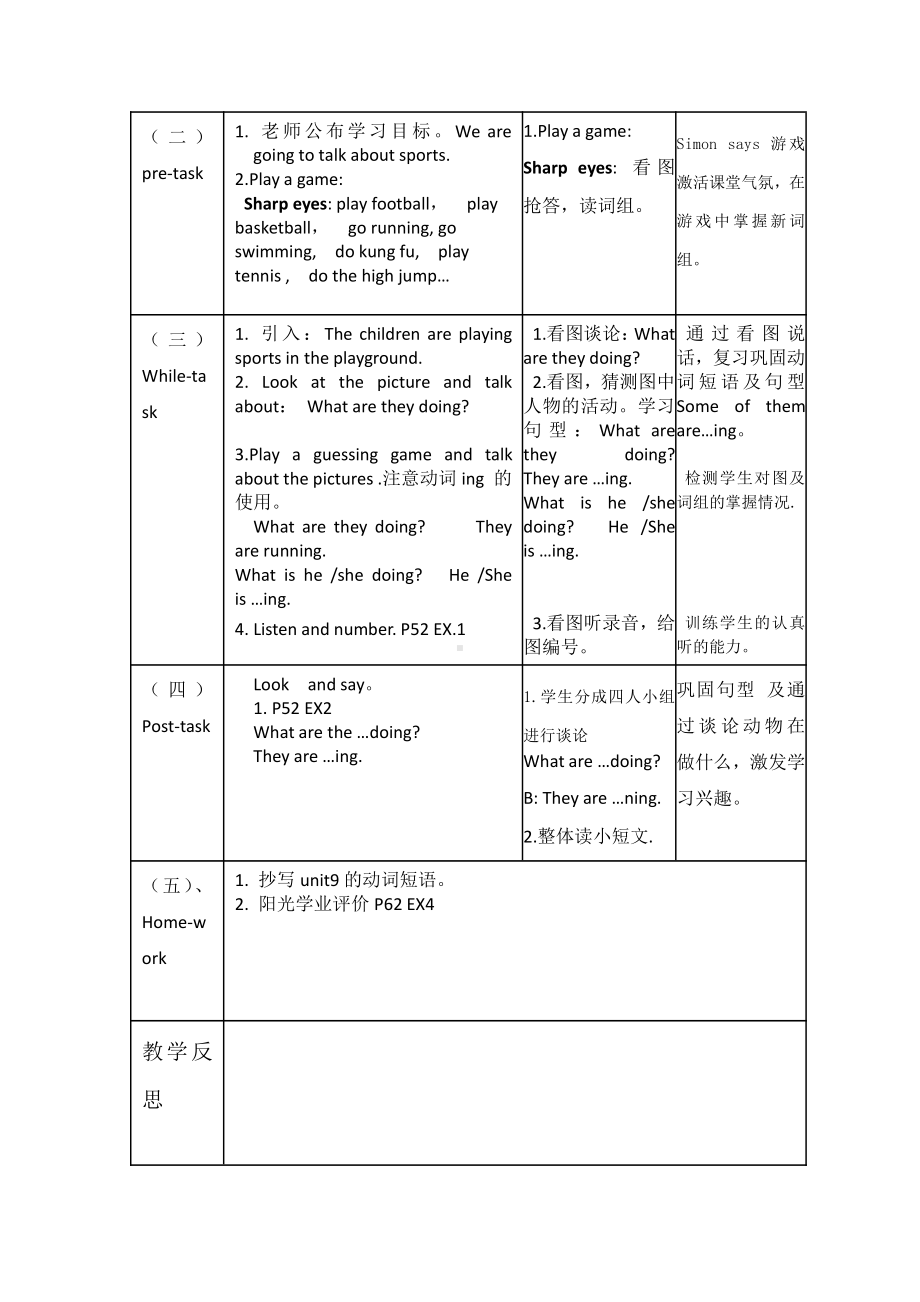 教科版四下-Module 5 Sports-Unit 9 It looks fun-Fun with language-教案、教学设计--(配套课件编号：9081a).docx_第2页