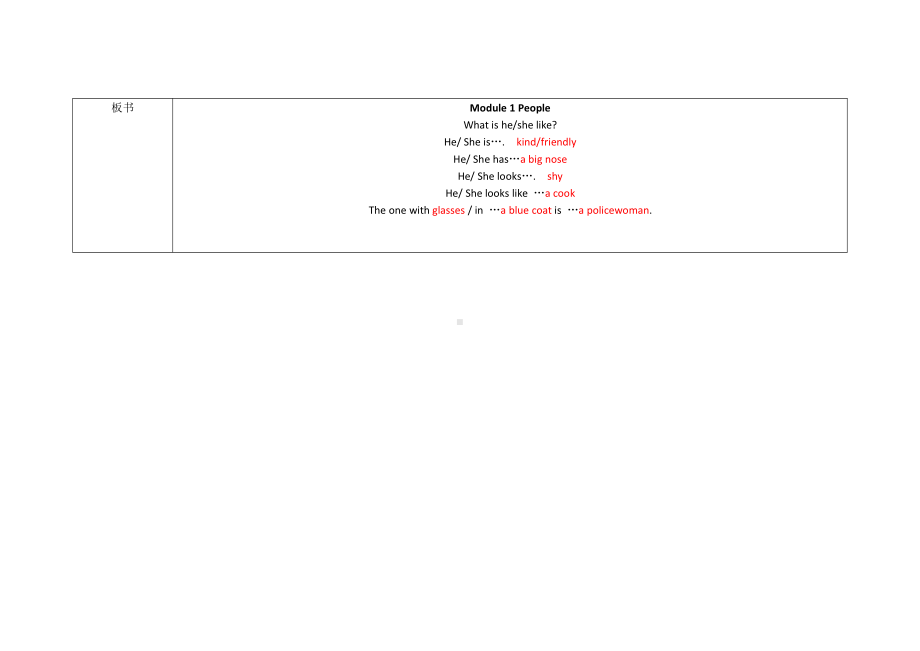 教科版四下-Module 1 People-Unit 2 Unit 2 She is very kind-Did you know& Self-assessment-教案、教学设计--(配套课件编号：501ea).docx_第3页