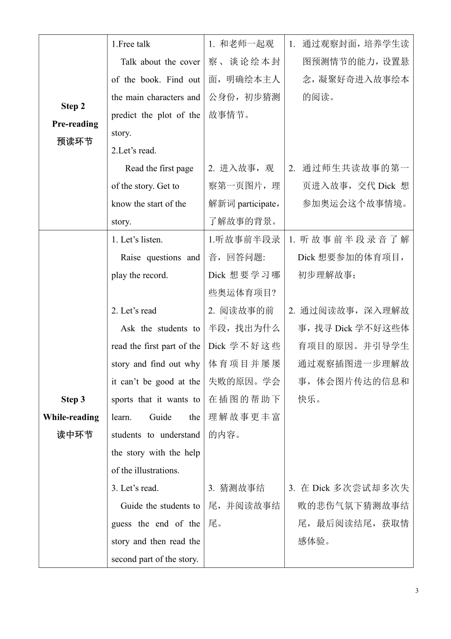 教科版四下-Module 4 Activities-Unit 8 What are you doing -Story time-教案、教学设计-市级优课-(配套课件编号：70953).doc_第3页