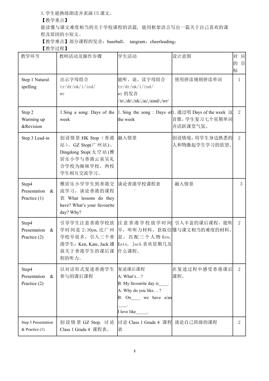 教科版四下-Module 3 Days of the week-Unit 5 What day is today -Fun with language-教案、教学设计-公开课-(配套课件编号：b05ef).docx_第3页