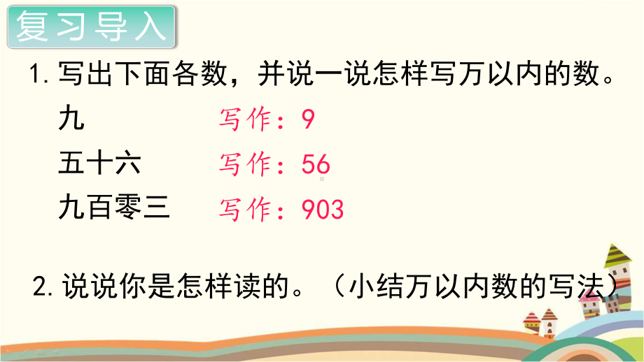 人教部编版四年级数学上册《大数的认识亿以内数的写法》PPT教学课件.pptx_第2页