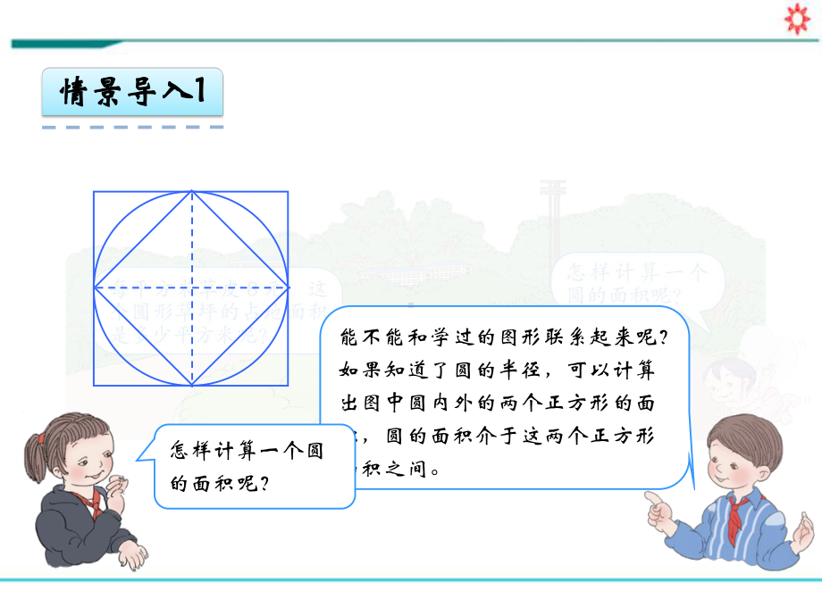 新人教部编版六年级数学上册《5.3 圆的面积》PPT教学课件.pptx_第2页