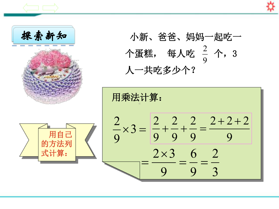 新人教部编版六年级数学上册《1.1 分数乘整数》PPT教学课件.pptx_第3页