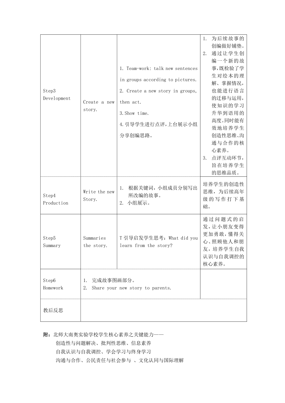 教科版四下-Module 4 Activities-Unit 8 What are you doing -Story time-教案、教学设计--(配套课件编号：e083b).doc_第3页