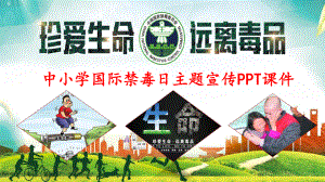 中小学国际禁毒日主题宣传（精品）PPT课件《珍爱生命远离毒品》2021.pptx