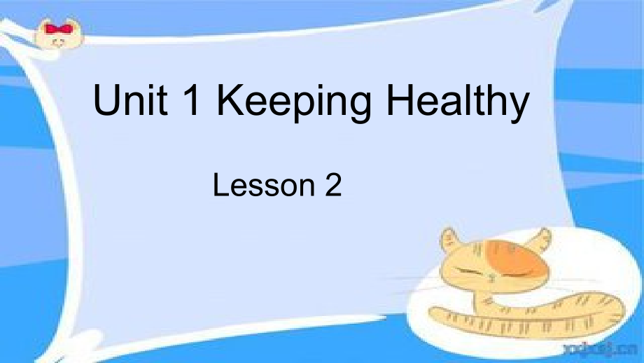 人教版（新起点）五年级下册Unit 1 Keeping Healthy-Lesson 2-ppt课件-(含教案+视频+音频)--(编号：d0a28).zip