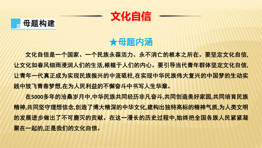 2022届高考语文总复习专题课件 文化自信（23张PPT）.pptx_第3页