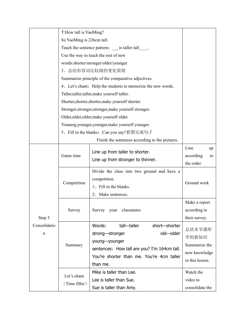 人教版（新起点）六下英语Unit 1 Visiting Canada-Lesson 1-教案、教学设计--(配套课件编号：e187e).doc_第3页