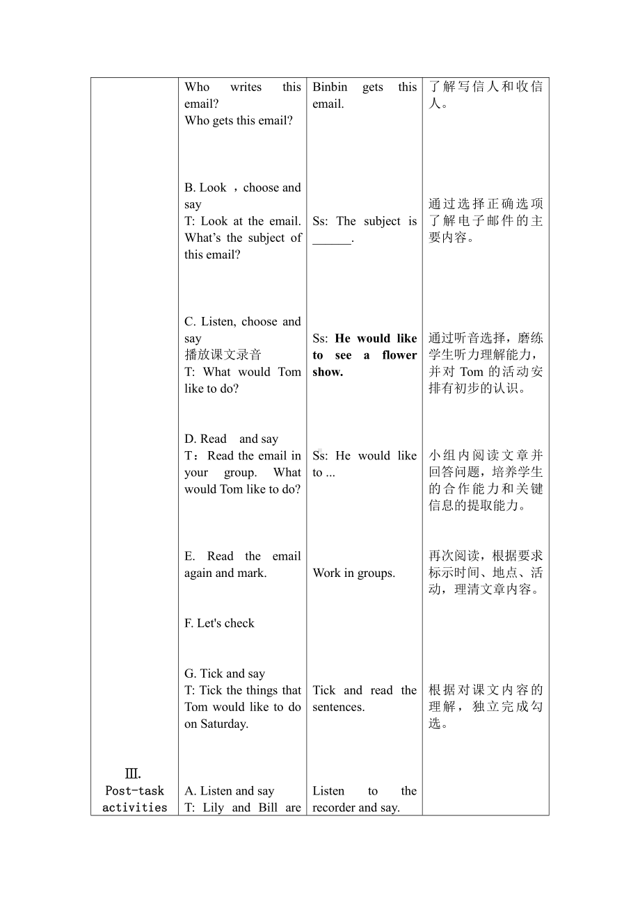 人教版（新起点）五年级下册Unit 3 Making Contact-Lesson 3-教案、教学设计--(配套课件编号：501df).doc_第2页