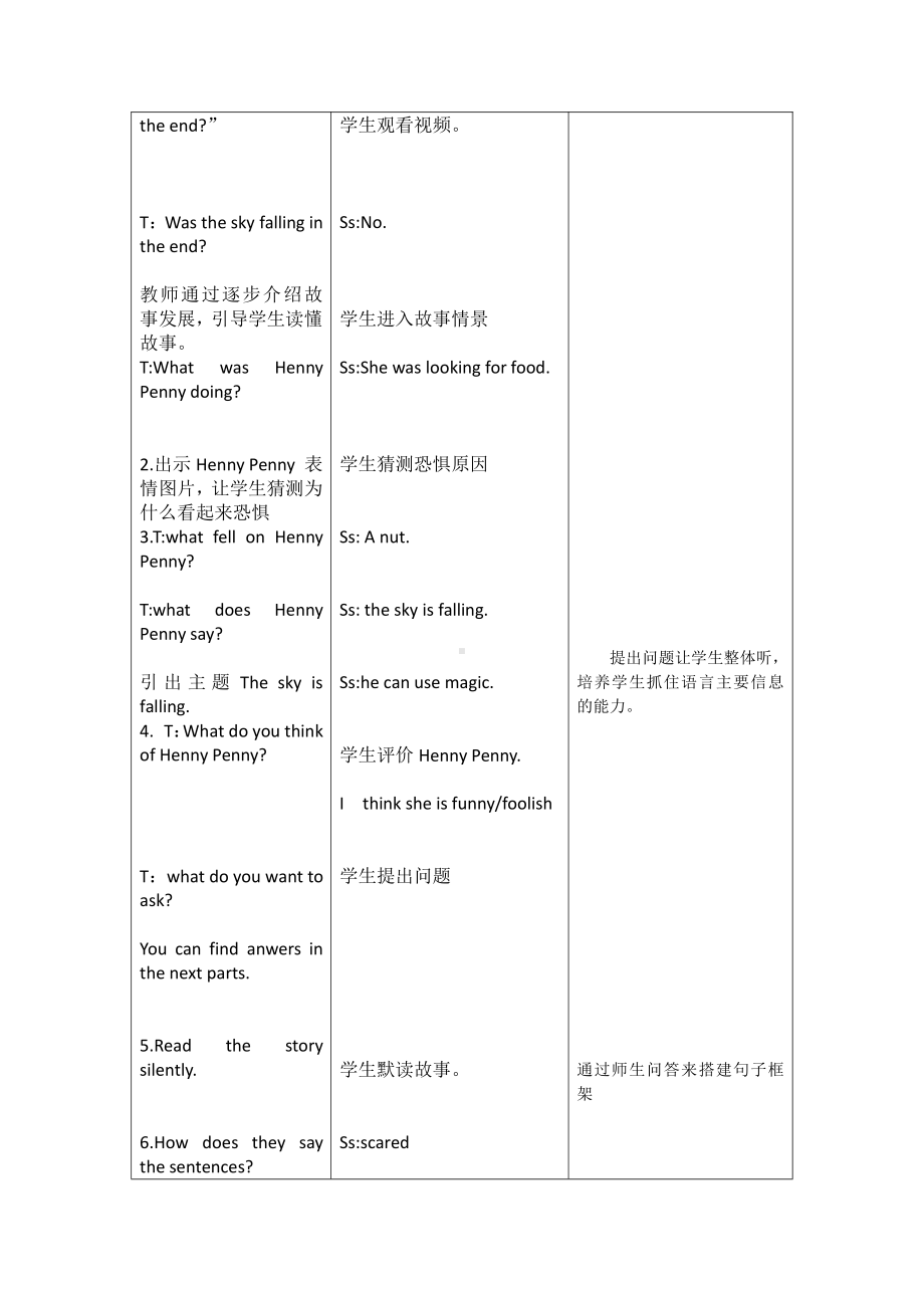 人教版（新起点）六下英语Unit 5 Nature and Culture-Story Time-教案、教学设计-市级优课-(配套课件编号：a0046).doc_第3页