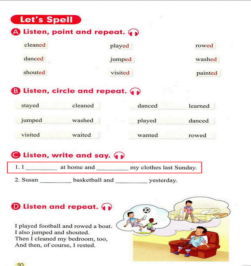 人教版（新起点）五年级下册Unit 4 Last Weekend-Let’s Spell-ppt课件-(含教案+视频+素材)--(编号：a09bb).zip