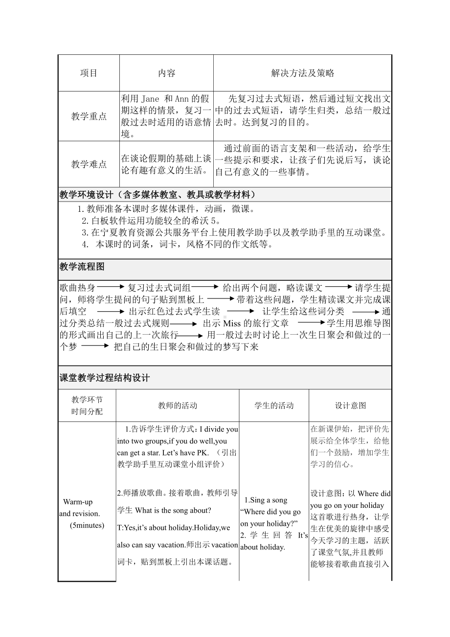 人教版（新起点）五年级下册Revision 2-教案、教学设计-公开课-(配套课件编号：d10c0).docx_第2页