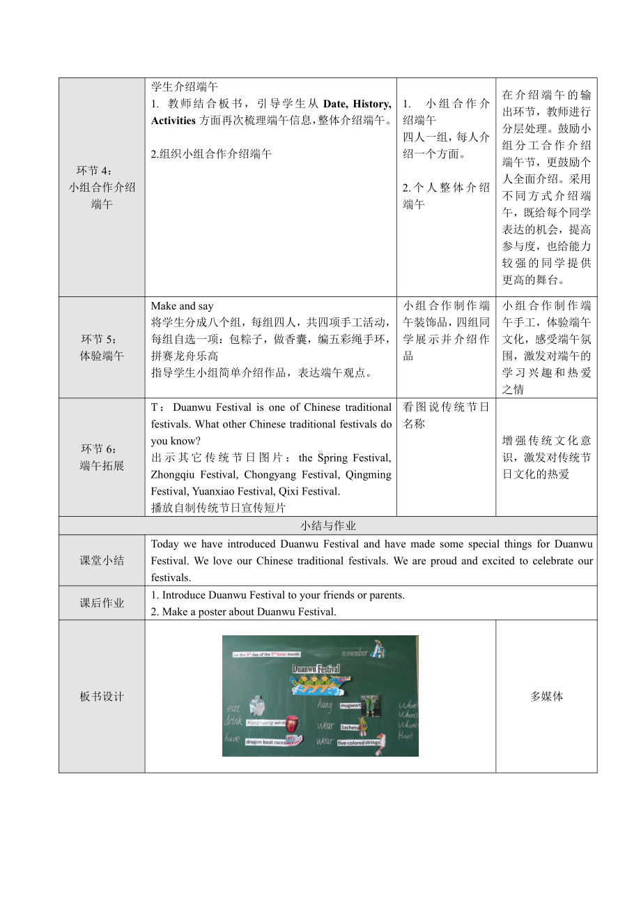 人教版（新起点）五年级下册Unit 2 Special Days-Fun Time-教案、教学设计--(配套课件编号：50d0c).docx_第3页