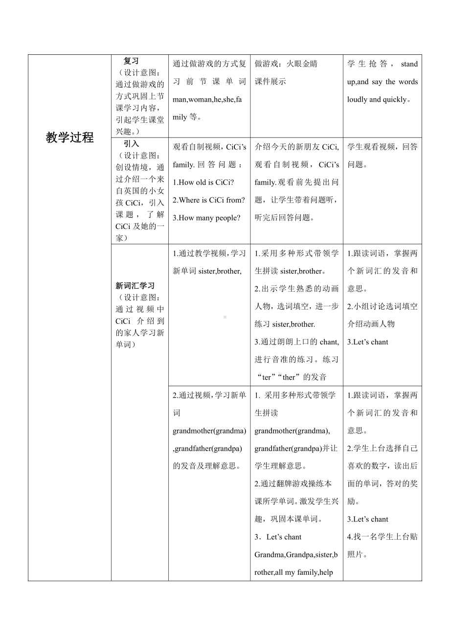 人教PEP版三年级下册英语Unit 2 My family-B-教案、教学设计-部级优课-(配套课件编号：a0a88).doc_第2页