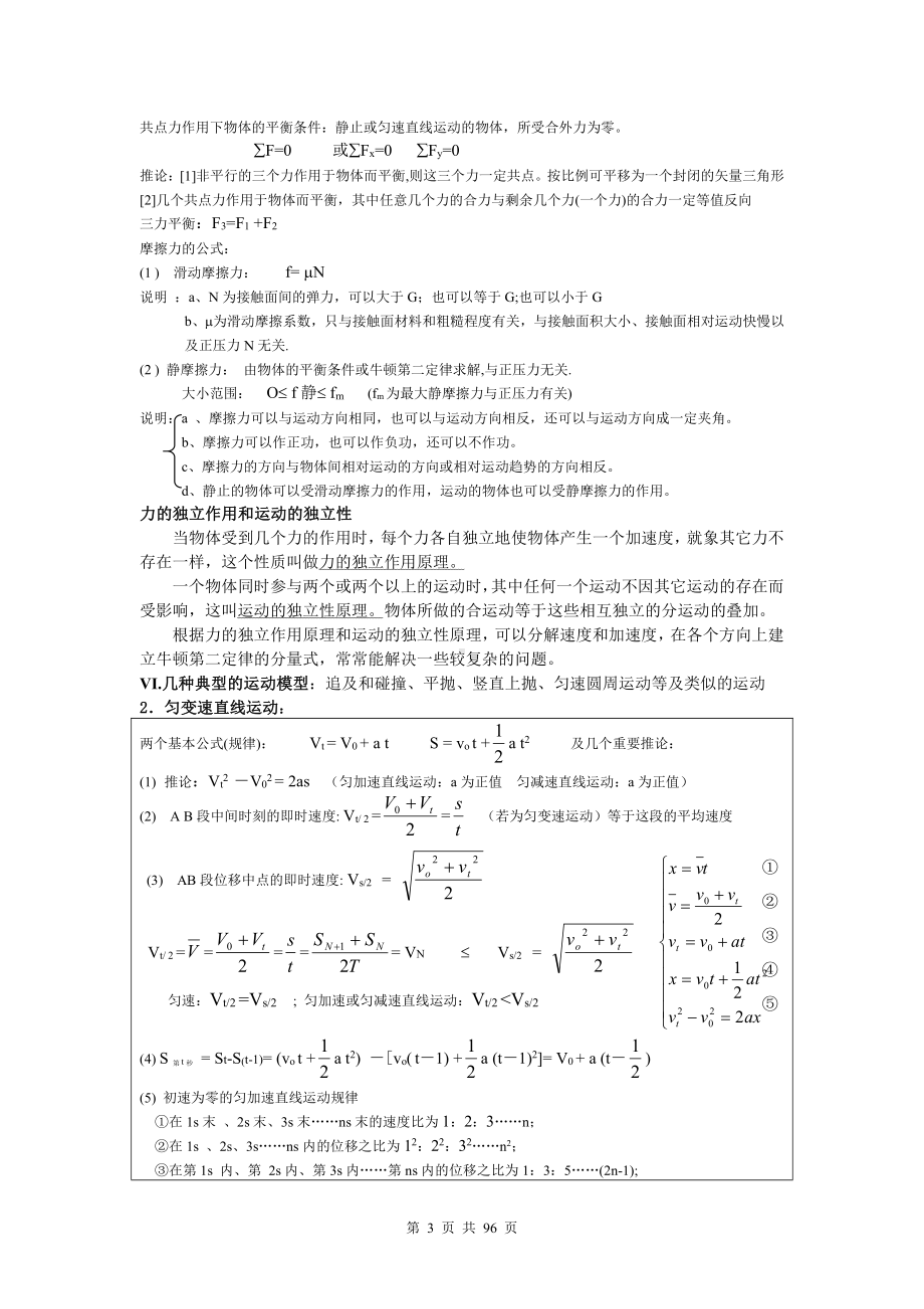 (超详)高中物理知识点归纳汇总.doc_第3页