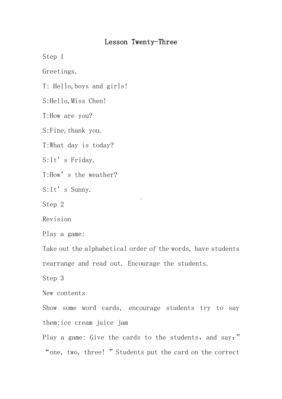 人教精通版四下Unit 2 There are forty students in our class.-Lesson 12-教案、教学设计--(配套课件编号：c01e8).doc_第1页