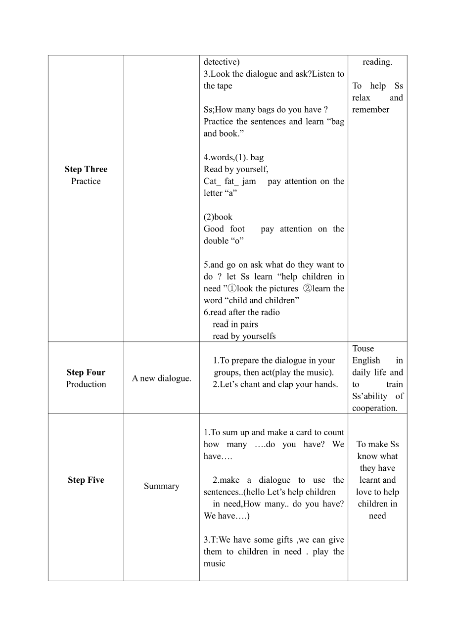 人教精通版四下Unit 2 There are forty students in our class.-Lesson 10-教案、教学设计-市级优课-(配套课件编号：a0e0d).docx_第2页