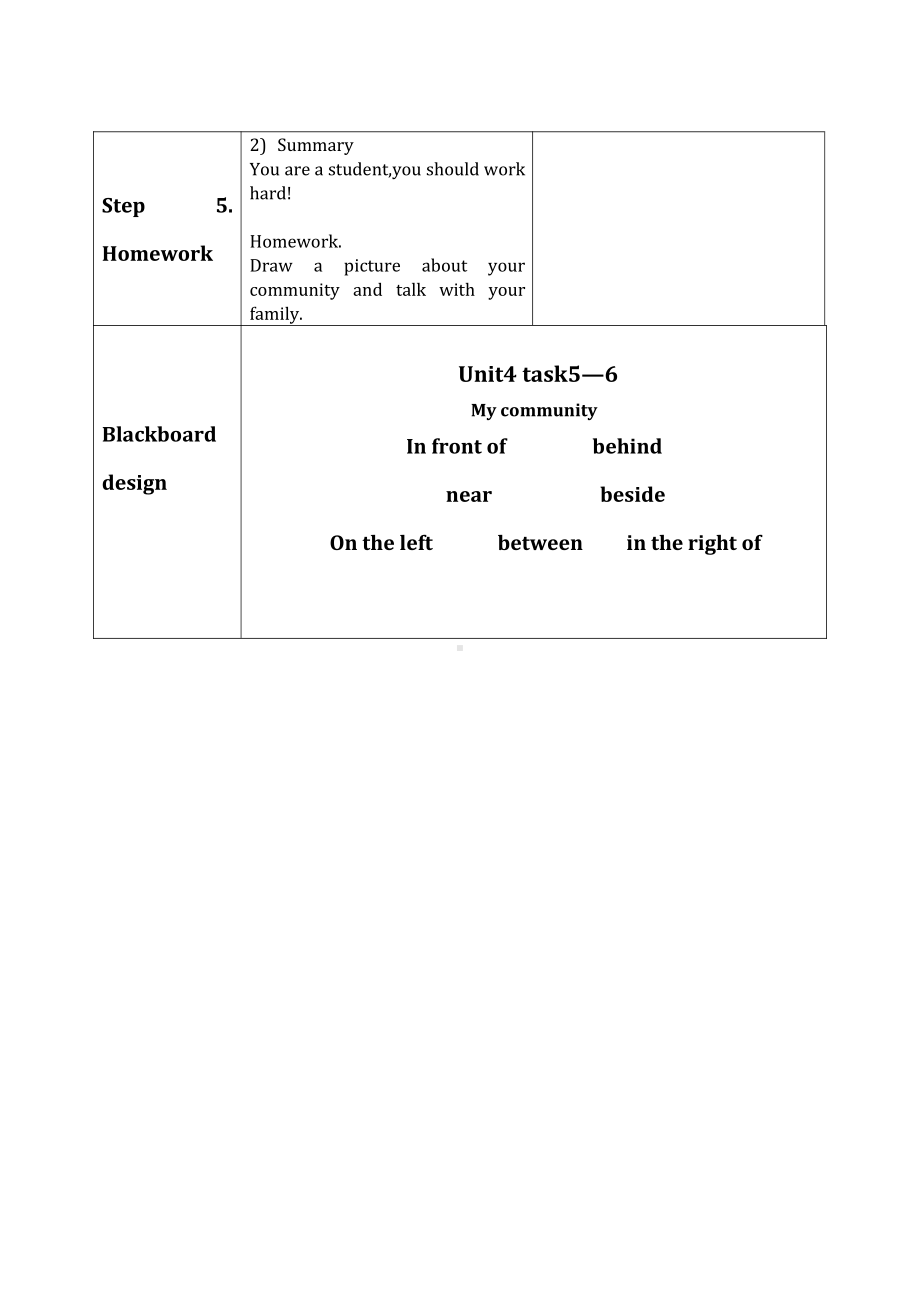 人教精通版六年级下册Unit 4 General Revision 1-Task 5-6-教案、教学设计--(配套课件编号：90370).doc_第3页