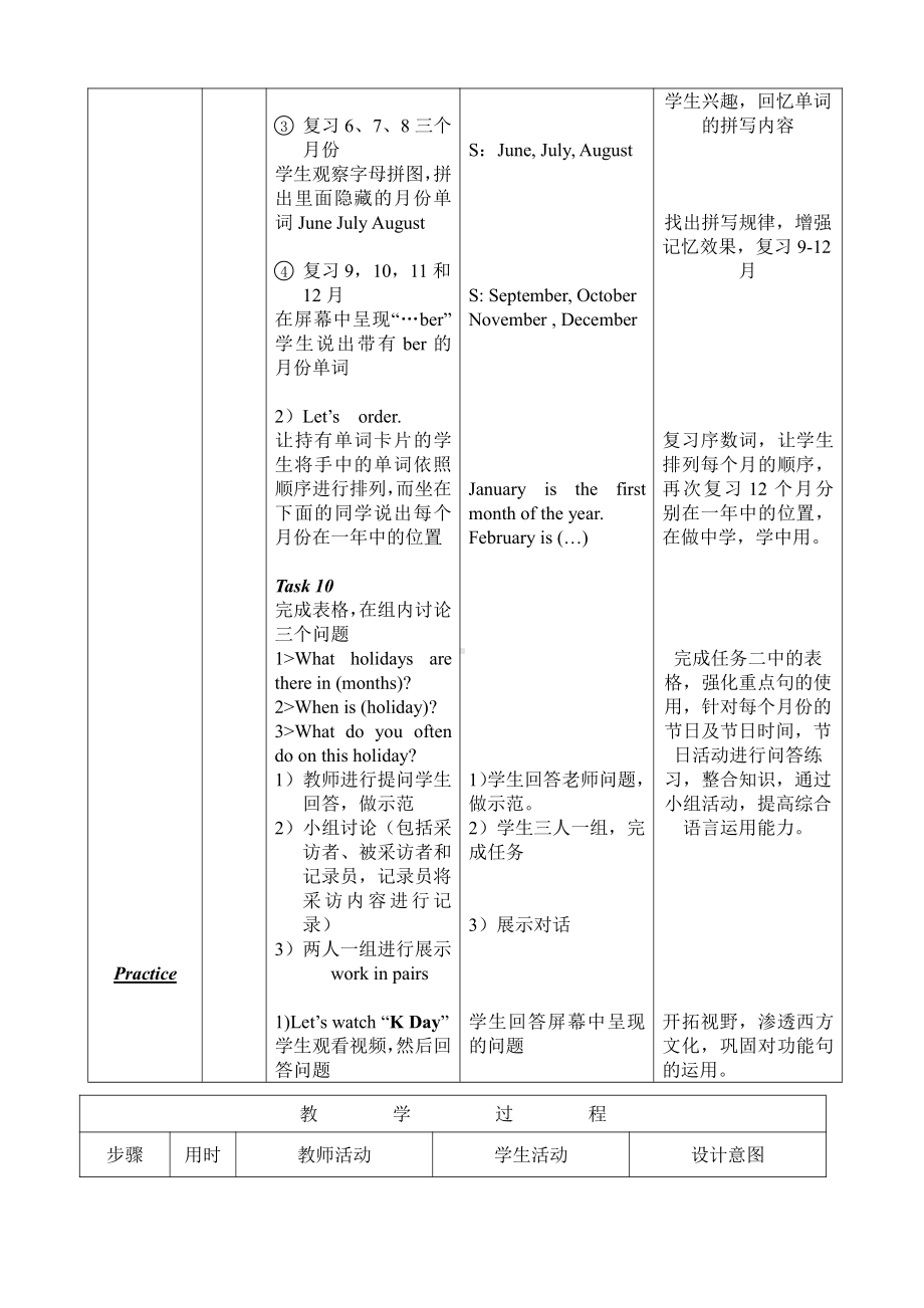 人教精通版六年级下册Unit 4 General Revision 1-Task 9-10-教案、教学设计-公开课-(配套课件编号：302e5).doc_第3页